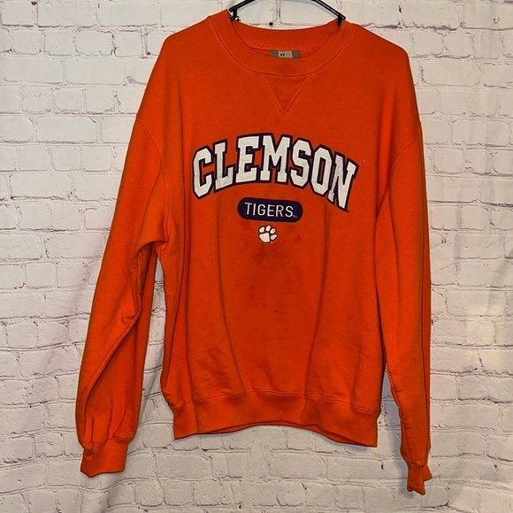 Vintage Clemson Tigers Crewneck Sweatshirts Size Large - Picture 1 of 4